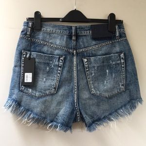 One Teaspoon blue suede outlaws NWT